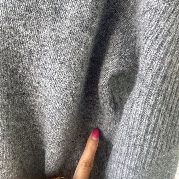 Acne Studios Oversized Gray Lambswool Sweater Dress - Size Small - Picture 14 of 17